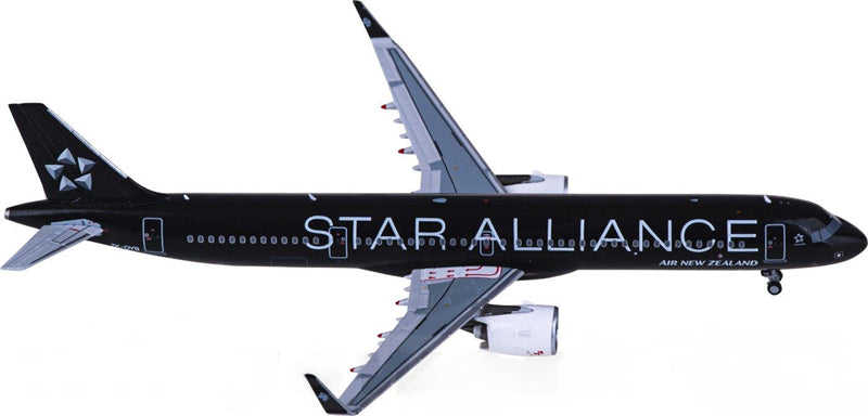NG Models Air New Zealand for Airbus A321neo ZK-OYB 1:400 Airplane Pre-built Airliner Model Display
