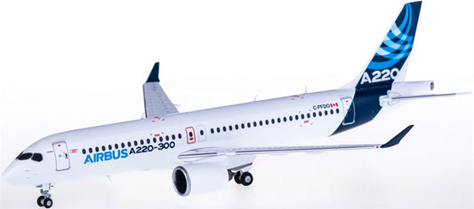 Herpa Airbus A220-300 C-FFDO House Color 1:200 Diecast Model view 1