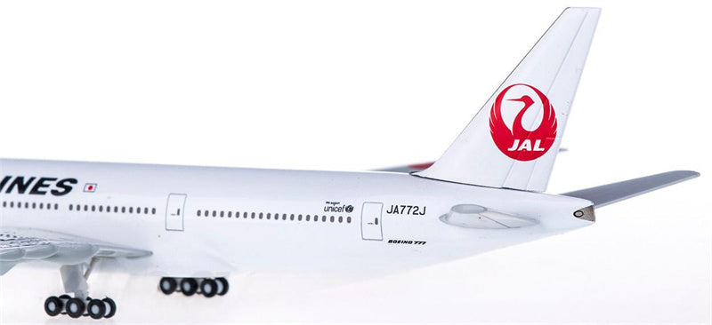 Hogan Japan Airlines Boeing 777-200 JA772J 1:400 Diecast Model view 5