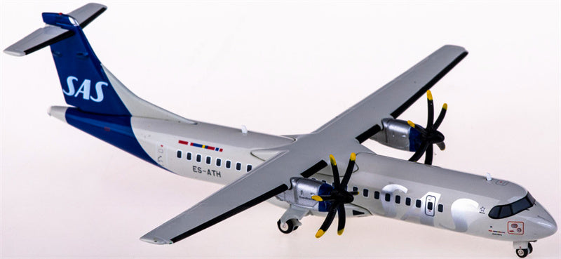 Herpa SAS for ATR-72-600 ES-ATH 1:200 Aircraft Pre-built  Airliner Model Display