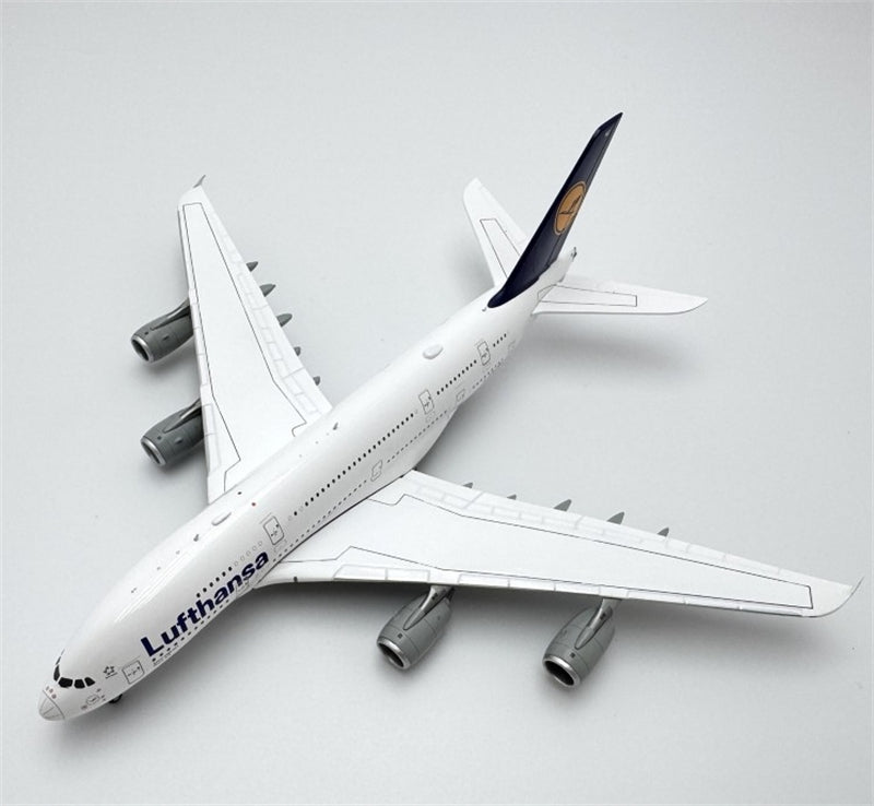 YY Wings Lufthansa Airbus A380 D-AIMC Peking Livery 1:400 Diecast Model view 1