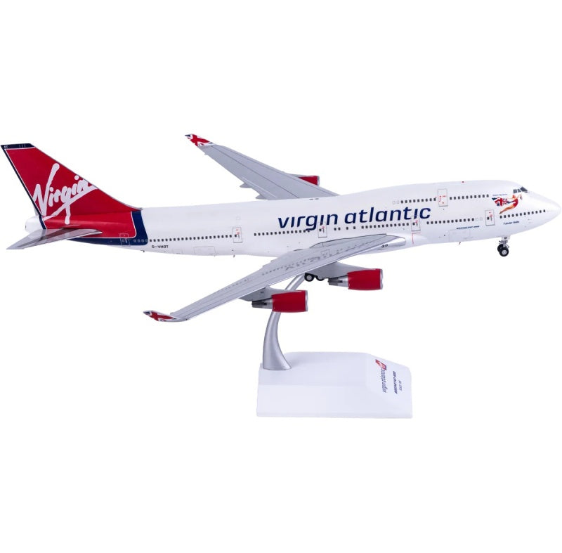 JC Wings 1:200 Virgin Atlantic Boeing 747-400 G-VHOT  DIECAST Model
