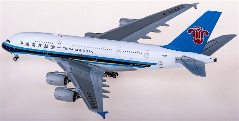 JC Wings China Southern for Airbus A380 B-6137 1:400 Airplane Pre-built  Airliner Model Display
