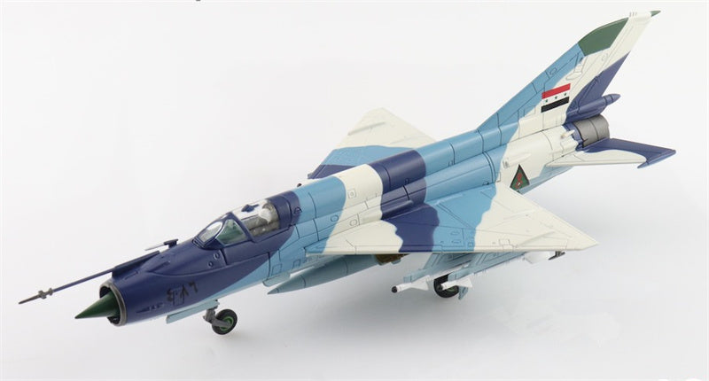 HOBBY MASTER MIG21bis Iraqi AF Sea Camouflage 9th Sqn. Jalibah Sept 1986 1:72 Aircraft Pre-built Model