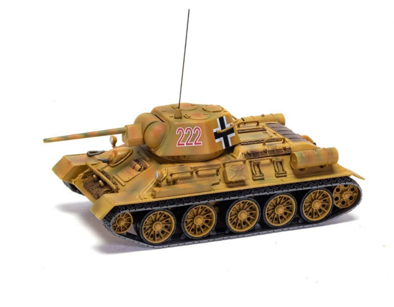 CORGI Beute Panzer Trophy Tank T34/76 Model 1943 Turret No.222 Panzerjager Abteilung 128 23rd Panzer Division Eastern Front Ukraine 1943 1:50 Tank Pre-built Model