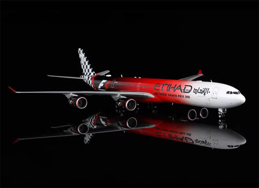 SQ Wings Etihad Airways Airbus A340-600 A6-EHJ 2015 1:200 Aircraft Model