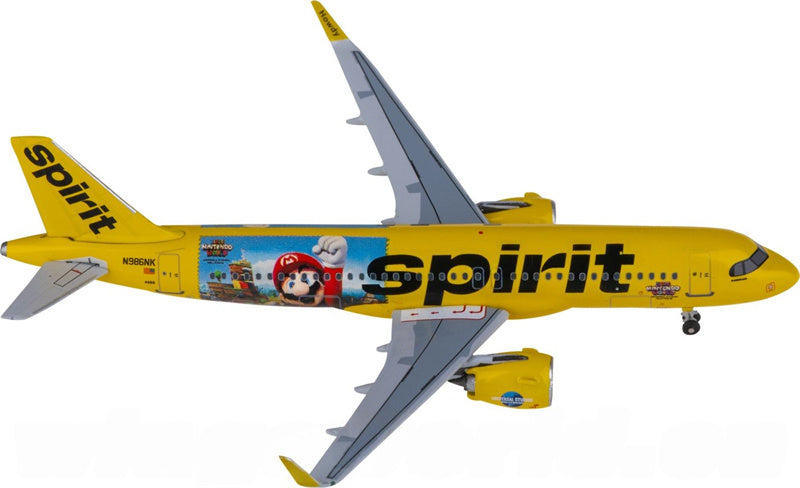 AeroClassics Spirit Airlines Airbus A320neo N986NK 1:400 Aircraft Pre-built  Airliner Model Display