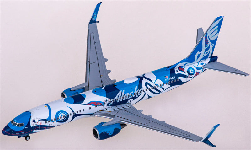 Geminijets Alaska Airlines Boeing 737-800 N559AS 1:400 Diecast Model view 1