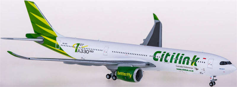 JC Wings Garuda Indonesia Airbus A330-900neo PK-GYC 1:400 Diecast Model view 1