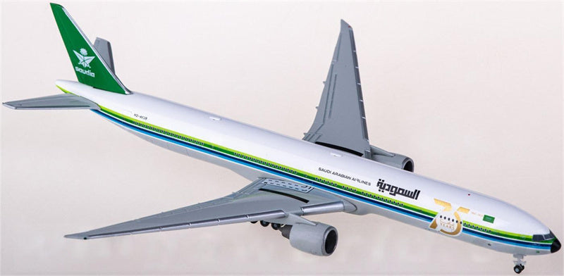Herpa Saudia Boeing 777-300ER HZ-AK28 75 Years 1:500 Diecast Model view 2