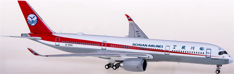 JC Wings Sichuan Airlines Airbus A350-900XWB B-304V 1:400 Diecast Model view 4