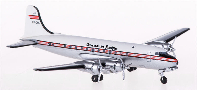 AeroClassics Canadian Pacific Douglas DC-4 CF-CUL 1:400 Diecast Model view 1