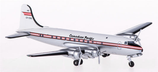 AeroClassics Canadian Pacific Douglas DC-4 CF-CUL 1:400 Diecast Model view 1