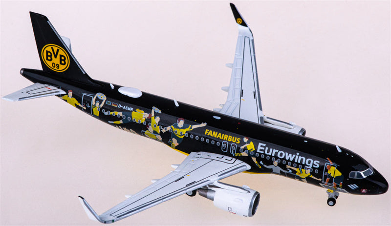 JC Wings Eurowings Airbus A320 D-AEWM 1:400 Diecast Model view 4