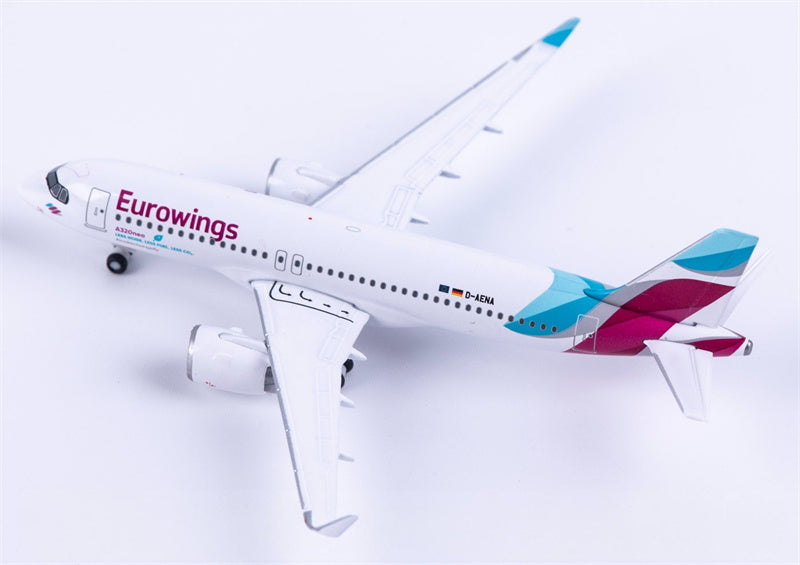 Herpa Eurowings Airbus A320neo D-AENA 1:500 Diecast Model view 4