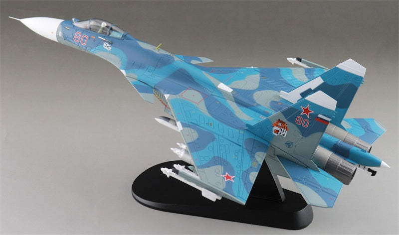 HOBBY MASTER Su33 Flanker D Bort 80 2nd Aviation Squadron 279th shipborne Fighter Aviation Regiment Russian Navy 2005 1:72 Aircraft Pre-built Model