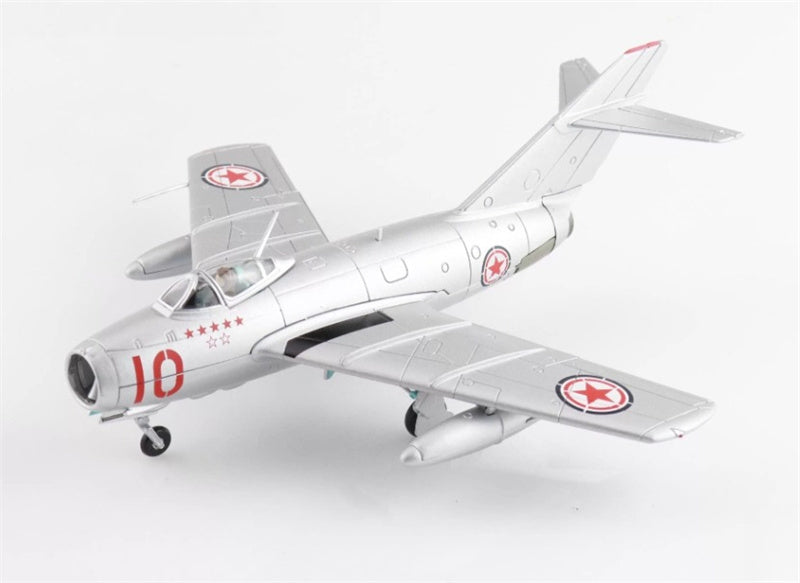 HOBBY MASTER MIG-15bis No.10 Chinese People's Volunteers Air Force 1950s 1:72 Airplane Pre-built Model