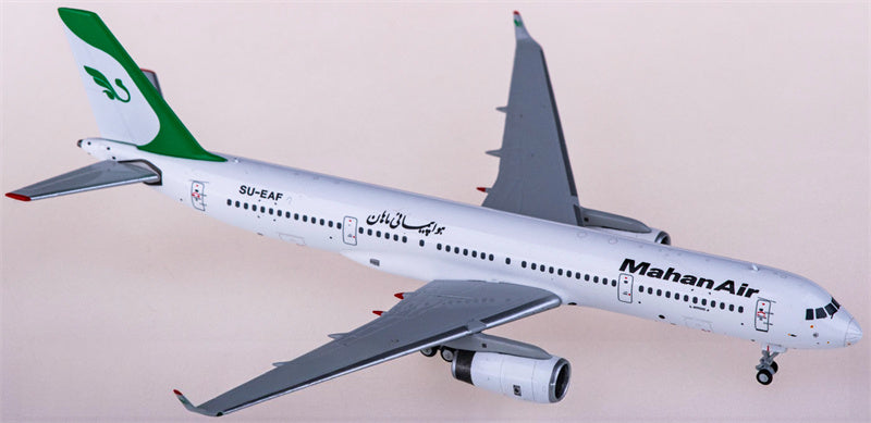 NG Models Mahan Air Tupolev TU-204-120 SU-EAF 1:400 Diecast Model view 4