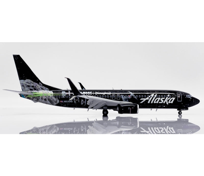 JC Wings 1:200 Alaska Airlines B737-800 N538AS Flaps down DIECAST Model