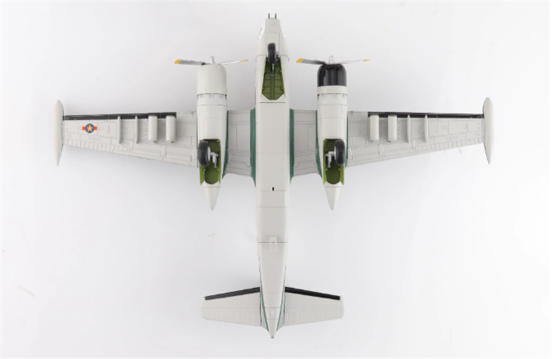 HOBBY MASTER B-26K Counter Invader 64-17649 Congolese Air Force Brazzaville 1965 (with 4 x LAU rocket launchers) 1/72 Aircraft Pre-built Model