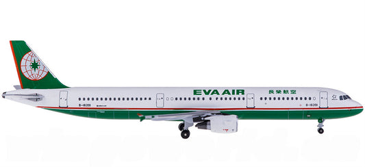 AeroClassics EVA Air Airbus A321 B-16201 1:400 Diecast Model view 1