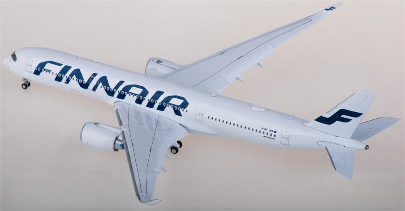 JC Wings Finnair Airbus A350-900XWB OH-LWS Flaps Down 1:400 Diecast Model view 2