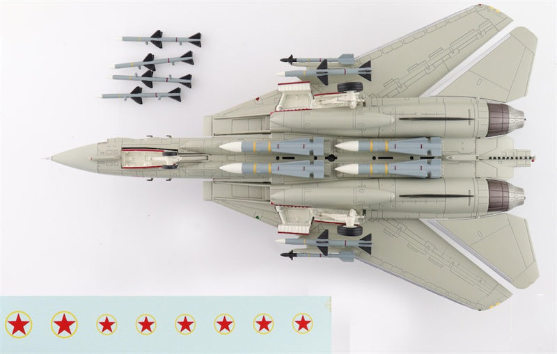 HOBBY MASTER F14A Tomcat Bandit (with decal Bandit Nation + bonus decal) 1:72 Aircraft Pre-built Model