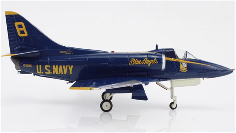 HOBBY MASTER A-4E No. 8 airplane US Navy Tokushima Aibase 2008 "Dr Nakanishi" 1/72 Aircraft Pre-built Model