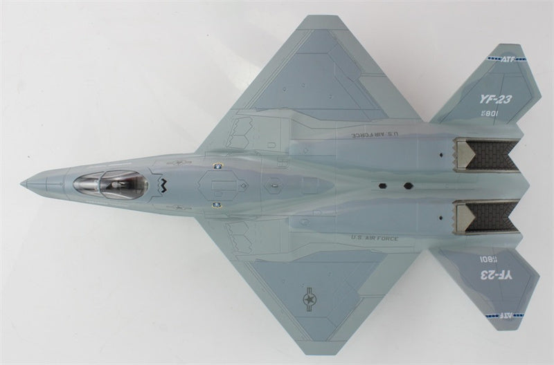 HOBBY MASTER YF-23 USAF Gray Ghost PAV-2 AF serial no. 87-0801 1990 (with 3 xAIM-120 2 xAIM-9) 1:72 Aircraft Pre-built Model
