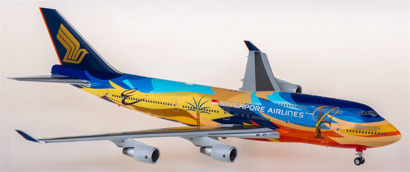 SQ Wings Singapore Airlines Boeing 747-400 9V-SPK 1:200 Diecast Model view 2