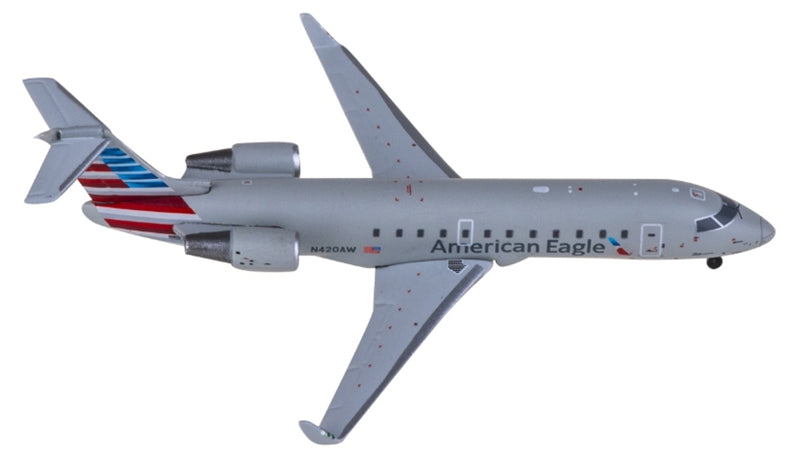 Geminijets 1:400 American Eagle Bombardier N420AW Diecast Model view 4
