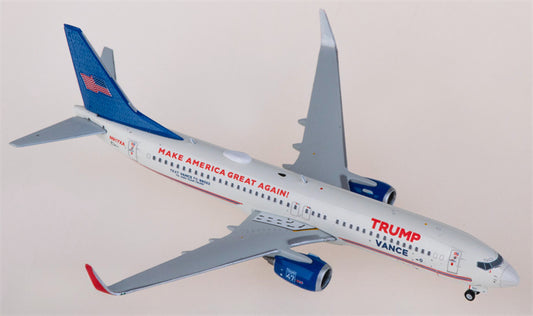 Geminijets Trump Vance Boeing 737-800W N917XA 1:400 Diecast Model view 1