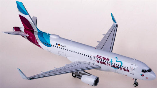 Herpa Eurowings for Airbus A320 D-AIZS 1:200 Aircraft Pre-built  Airliner Model Display