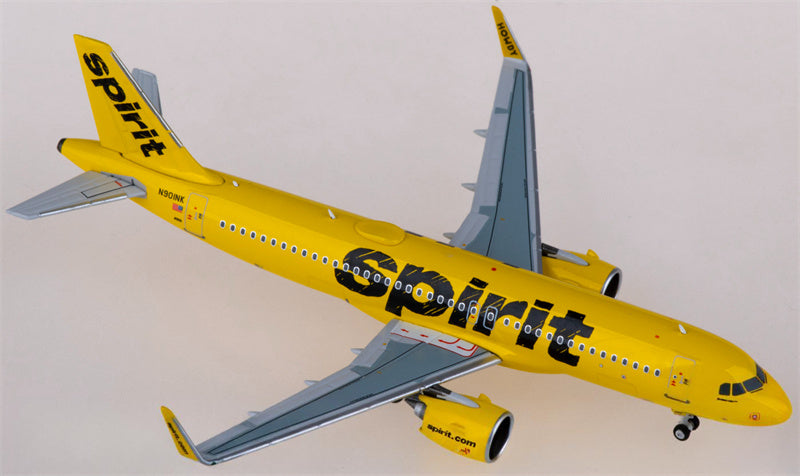 NG Models Spirit Airlines Airbus A320neo N901NK 1:400 Diecast Model view 3