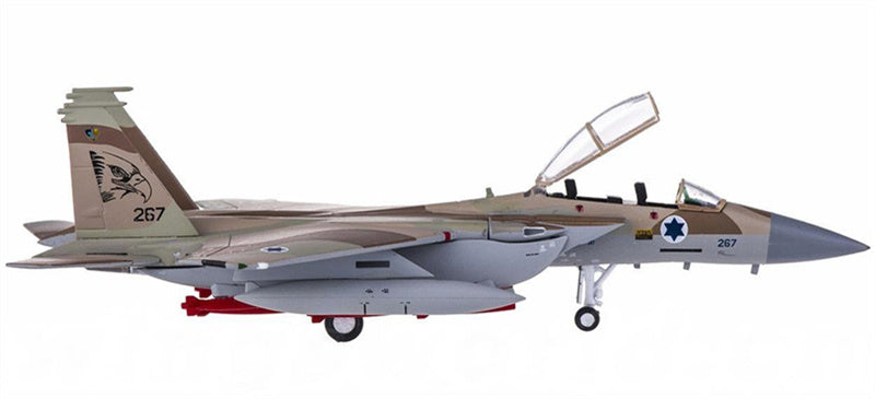 Hogan McDonnell Douglas F-15I 267 Open Canopy Configuration 1:200 Airplane Pre-built  Airliner Model Display