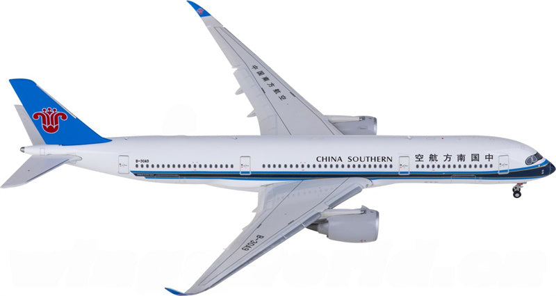 JC Wings China Southern Airbus A350-900XWB B-30A9 Flaps Down 1:400 Diecast Model view 4