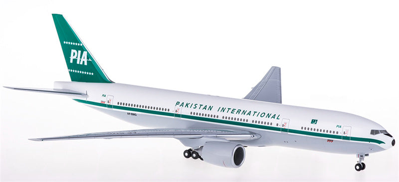 Hogan Pakistan International Airlines Boeing 777-200 AP-BMG Retro Livery 1:200 ABS Model view 4