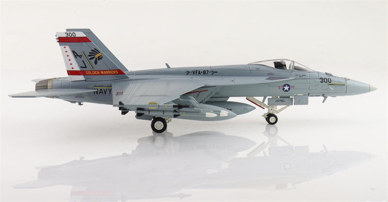 HOBBY MASTER F/A-18E Super Hornet Golden Warriors 168910 VFA-87 2017 Operation Inherent Resolve 1:72 Aircraft Pre-built Model