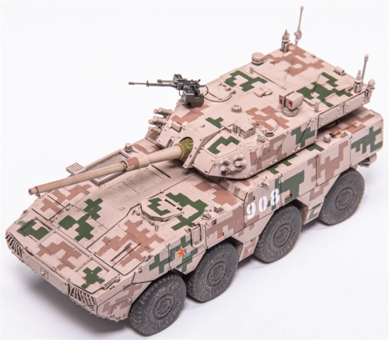 ACE HOBBY Chinese 105mm wheeled tank self-propelled assault Desert Digital 1:72 Tank Pre-built Model