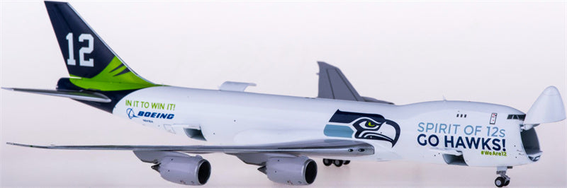 JC Wings Boeing 747-8F N841BA Interactive Series 1:400 Diecast Model view 2