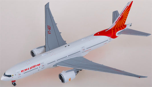 JC Wings Air India for Boeing 777-200LR VT-AEF 1:400 Airplane Pre-built Airliner Model Display