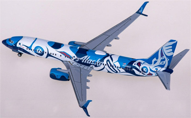 Geminijets Alaska Airlines Boeing 737-800 N559AS 1:400 Diecast Model view 3