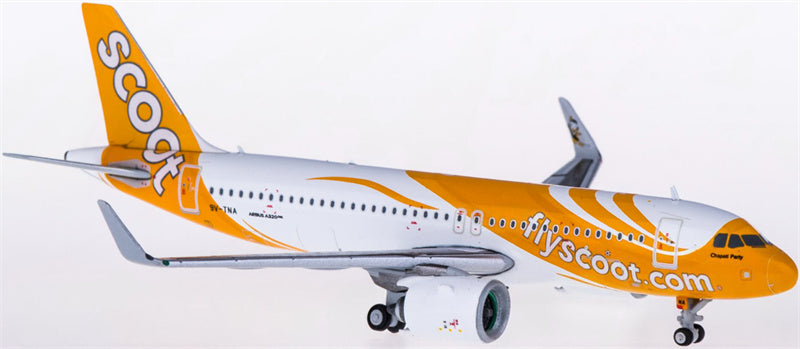 JC Wings Scoot Airbus A320neo 9V-TNA 1:400 Diecast Model view 4