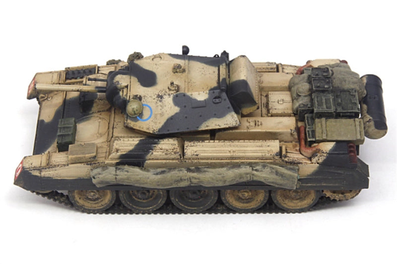 S-MODEL British Crusader Tank MK.II CS camouflage Random identification 1:72 Tank Pre-built Model