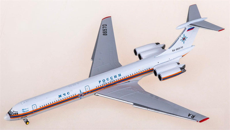 Phoenix Russia Emercom Ilyushin IL-62M RA-86570 1:400 Aircraft Model