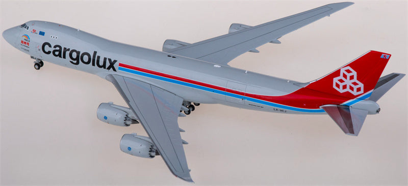 JC Wings Cargolux Boeing 747-8F LX-VCJ 1:400 Diecast Model view 2