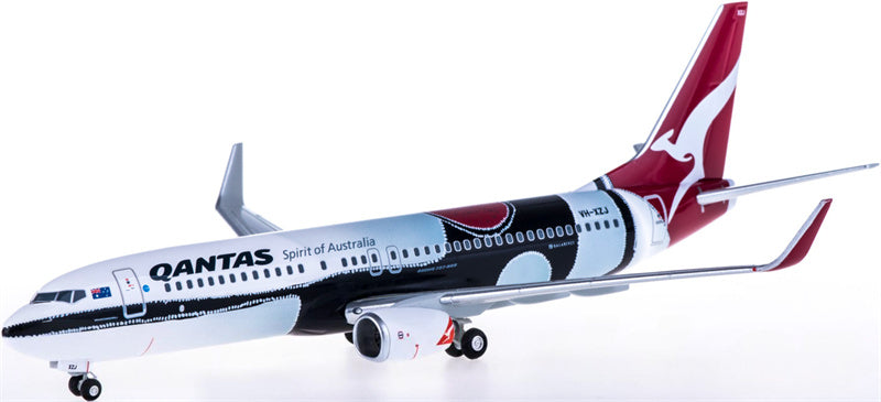 Herpa Qantas Boeing 737-800 VH-XZJ Mendoowoorrji 1:200 ABS Model view 1