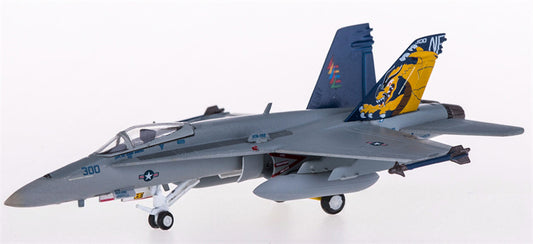 Hogan McDonnell Douglas F/A-18C Hornet VFA-192 NF300 1:200 Airplane Pre-built  Airliner Model Display