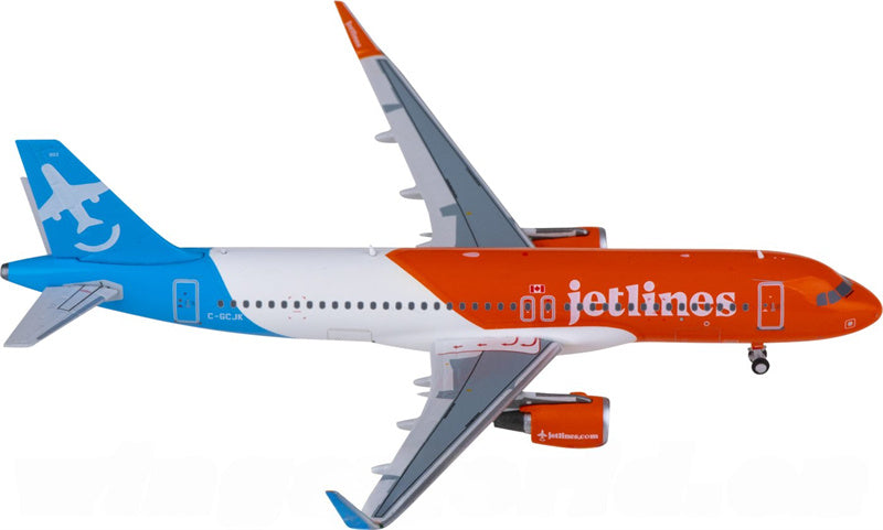 C Canada Jetlines Airbus A320 C-GCJK 1:400 Diecast Model view 1