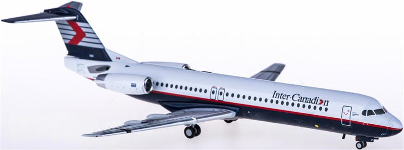 JC Wings Inter Canadian Fokker 100 C-FICP 1:200 Diecast Model view 3